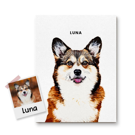 Modern Illustrated - Custom Pet Portraits