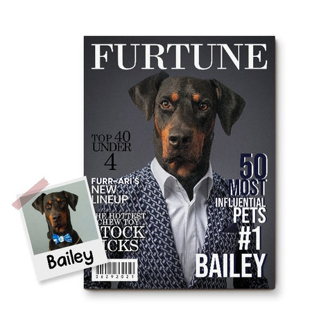 Furtune - Custom Pet Magazine Cover