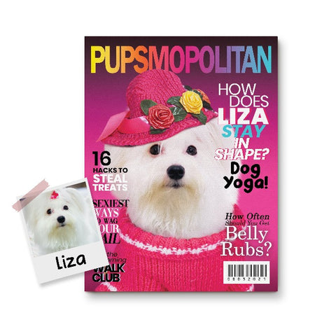 Pupsmopolitan - Custom Pet Magazine Cover