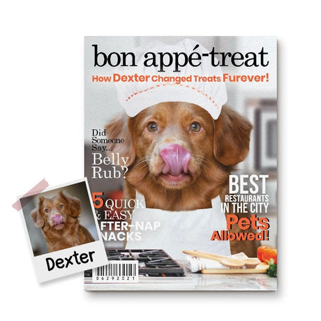 Bon Appe-treat - Custom Pet Magazine Cover