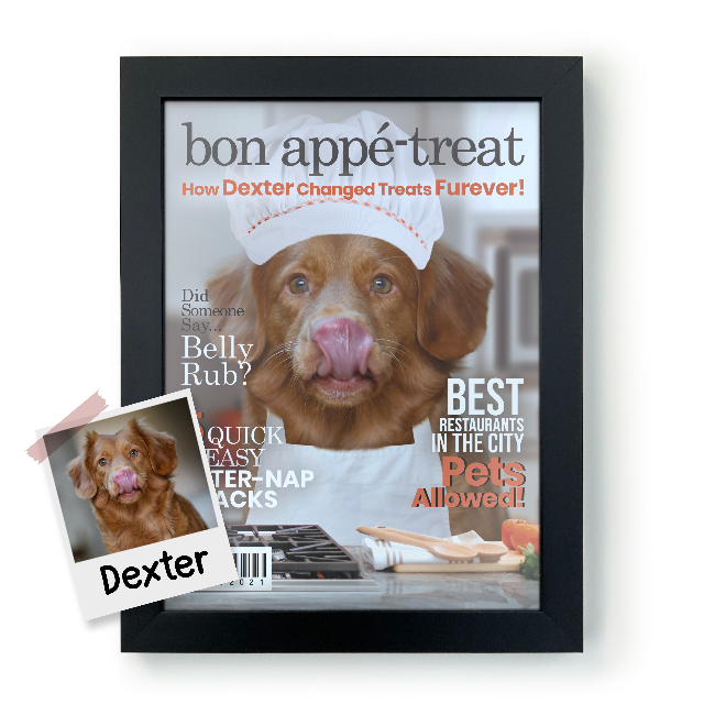 Custom Magazine Poster Bon Appe-treat - Product Image