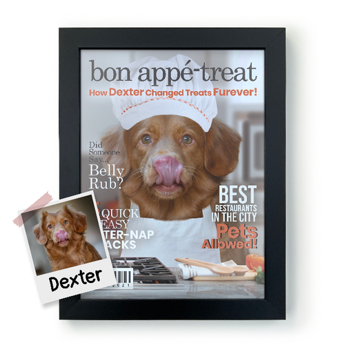 Custom Magazine Poster Bon Appe-treat - Product Image
