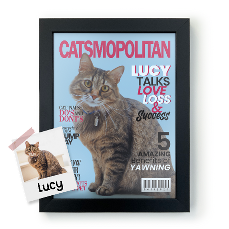 Custom Magazine Poster Catsmopolitan - Product Image