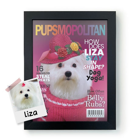 Pupsmopolitan Pink Poster_Product Image