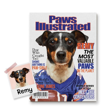 Paws Illustrated - Custom Pet Magazine Cover